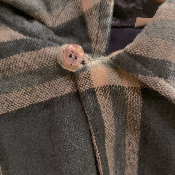 Vintage Mervyn’s brand plaid flannel button up - 1960s? - Picture 4 of 5